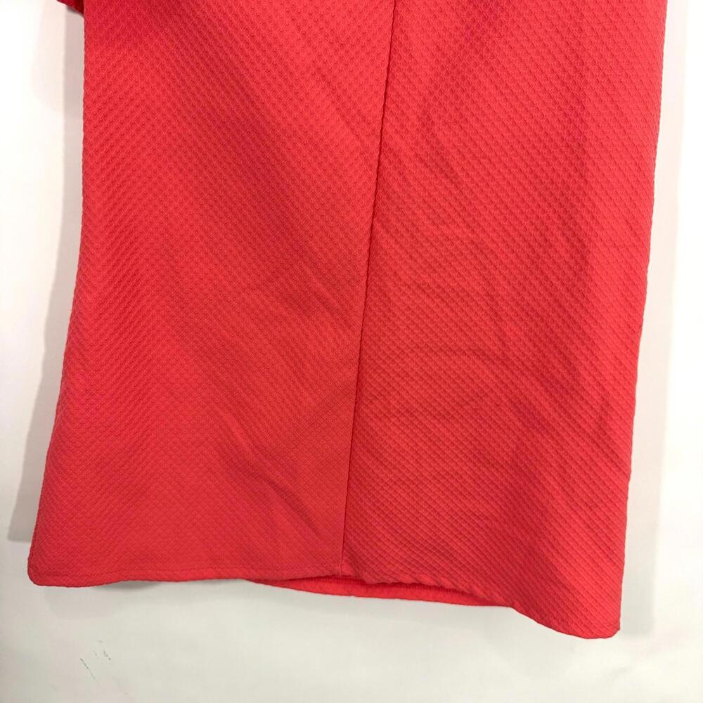 Cupcakes and Cashmere Women’s Size XS Coral One Shoulder Ruffle Mini Dress - Picture 10 of 13